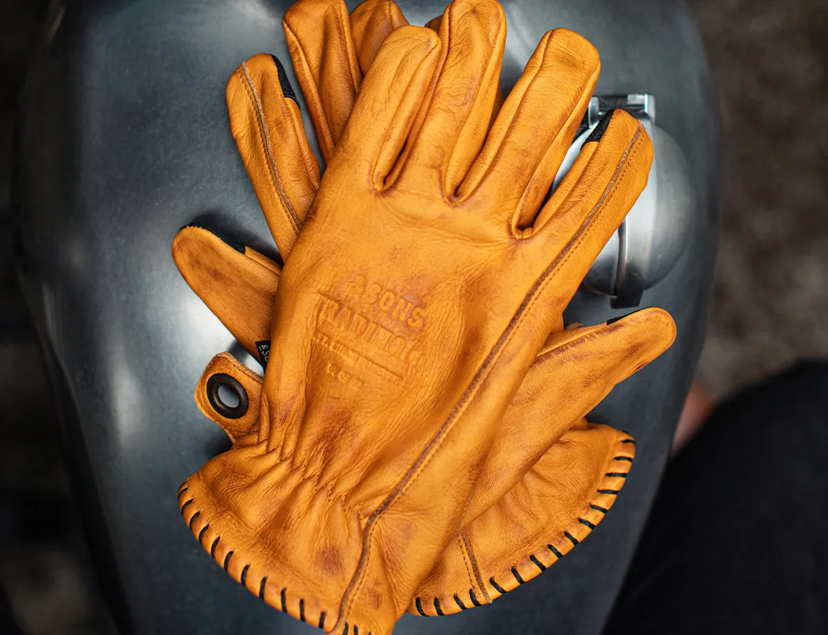 &SONS Adventure Gloves Tan