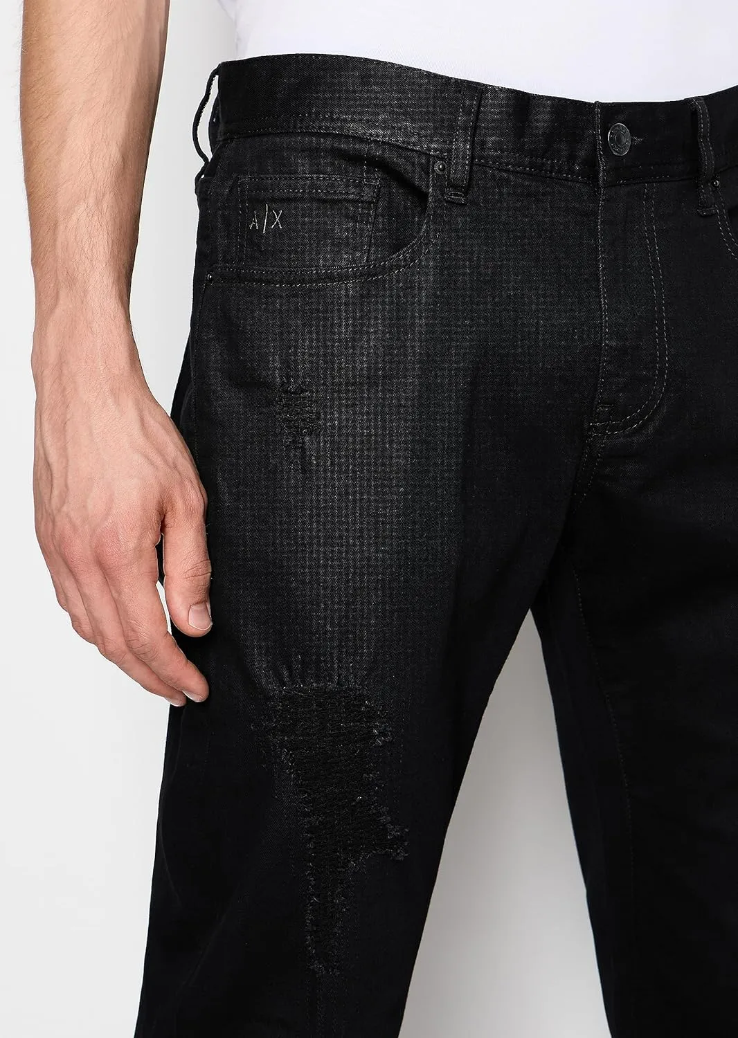 Armani Exchange Men's J13 Slim Stretch Cotton Bull Denim