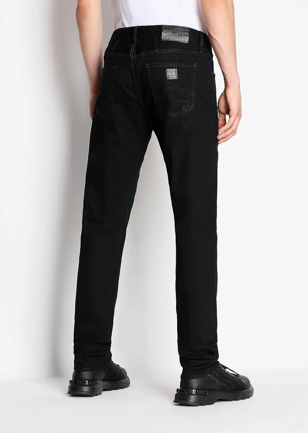Armani Exchange Men's J13 Slim Stretch Cotton Bull Denim