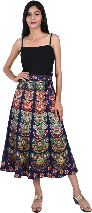 Long Wrap Around Skirts Indian Cotton Women's Beach Clothing