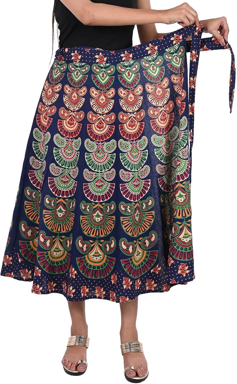 Long Wrap Around Skirts Indian Cotton Women's Beach Clothing