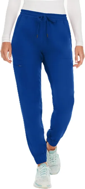 MediChic Stretch Jogger Scrub Pants with Zipper Side Pocket Scrubs, Available in 13 Colors from XS-2X
