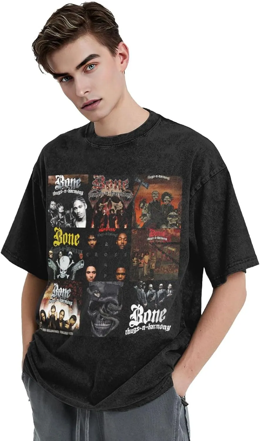 Men's T Shirt Short Sleeve Basic Tee Teens Classic Summer Cotton Shirts