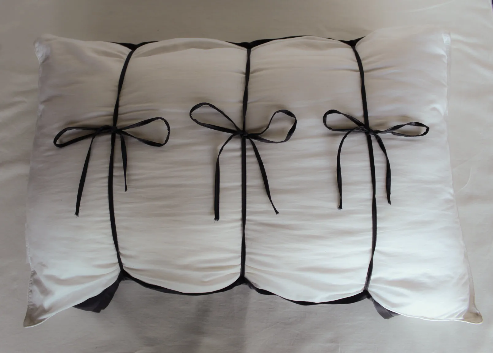 Night Blue 100% Silk Travel Pillow Topper