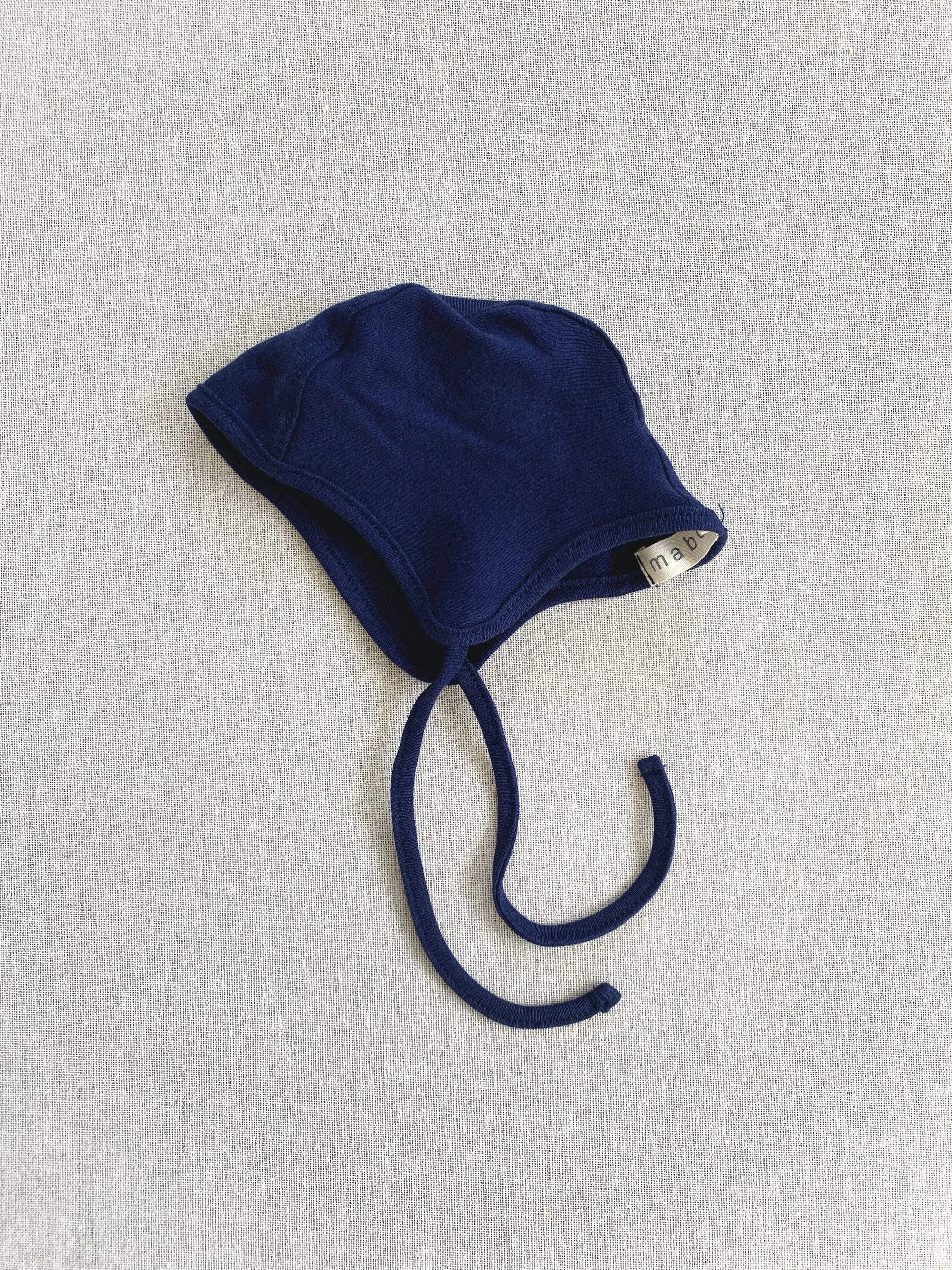 organic cotton bonnet - midnight