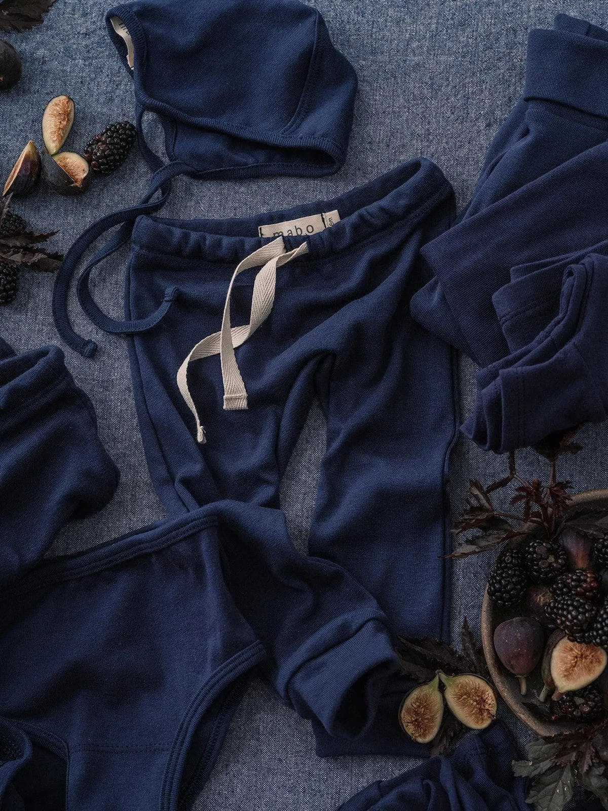 organic cotton bonnet - midnight