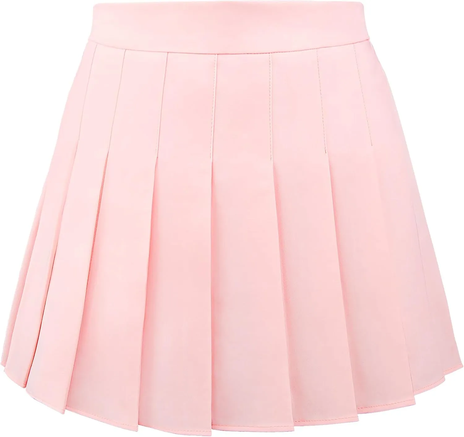 Pleated Skirt for Women Skater Skirt with Shorts Elastic Waist Plus Size Tennis Skirts