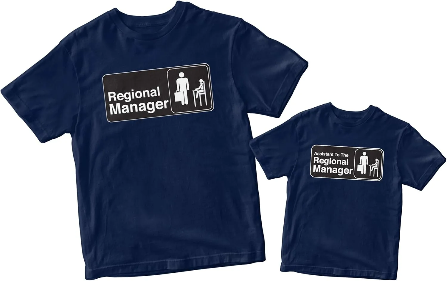 Regional Manager/Assistant to The Regional Manager Matching Family Shirts