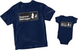 Regional Manager/Assistant to The Regional Manager Matching Family Shirts