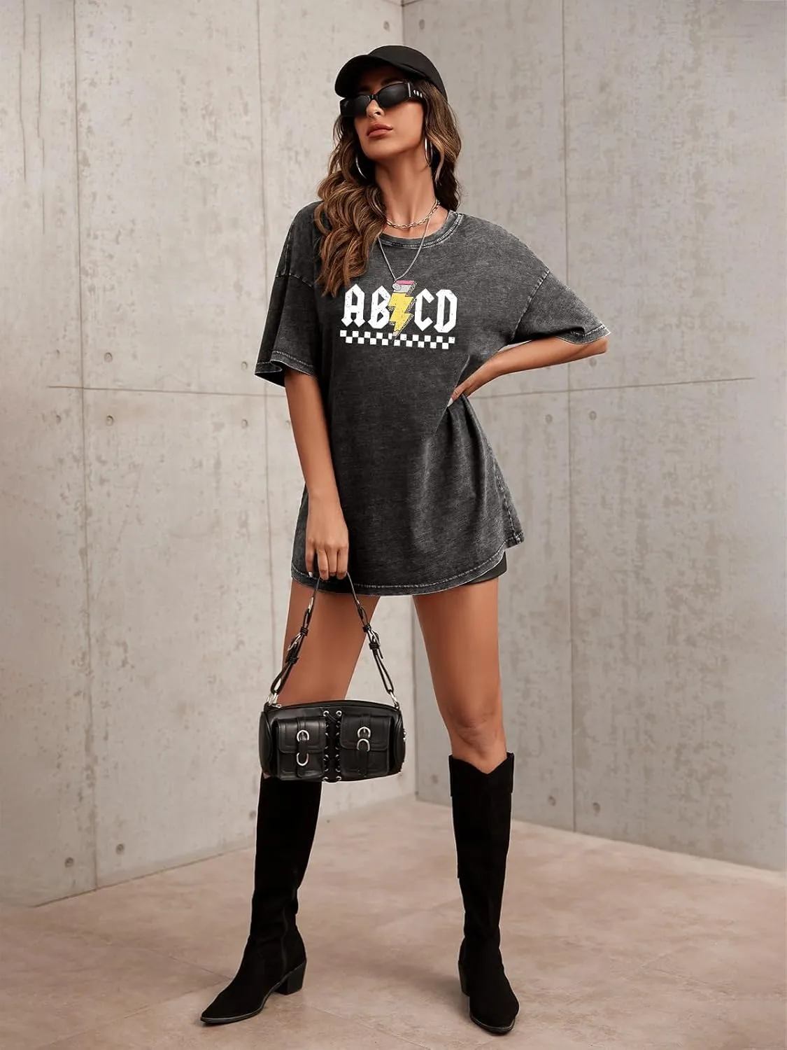 Teacher Shirts for Women Oversized Tshirts Teacher Appreciation Gifts Shirt Letter Printed Short Sleeve Tee Shirts