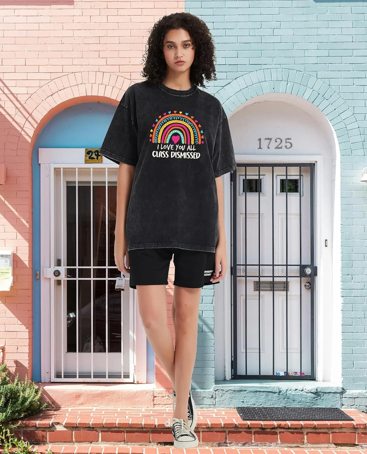 Teacher Shirts for Women Oversized Tshirts Teacher Appreciation Gifts Shirt Letter Printed Short Sleeve Tee Shirts