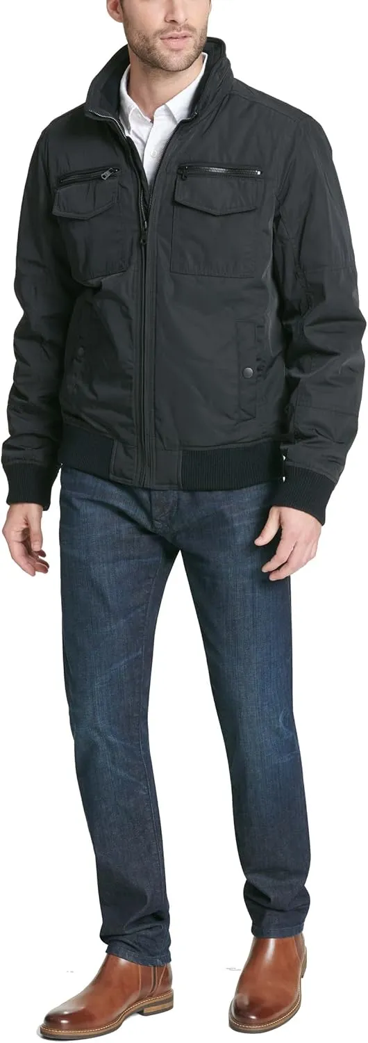 Tommy Hilfiger Men's Water Resistant Performance Bomber Jacket (Standard and Big & Tall)