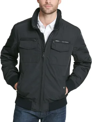 Tommy Hilfiger Men's Water Resistant Performance Bomber Jacket (Standard and Big & Tall)