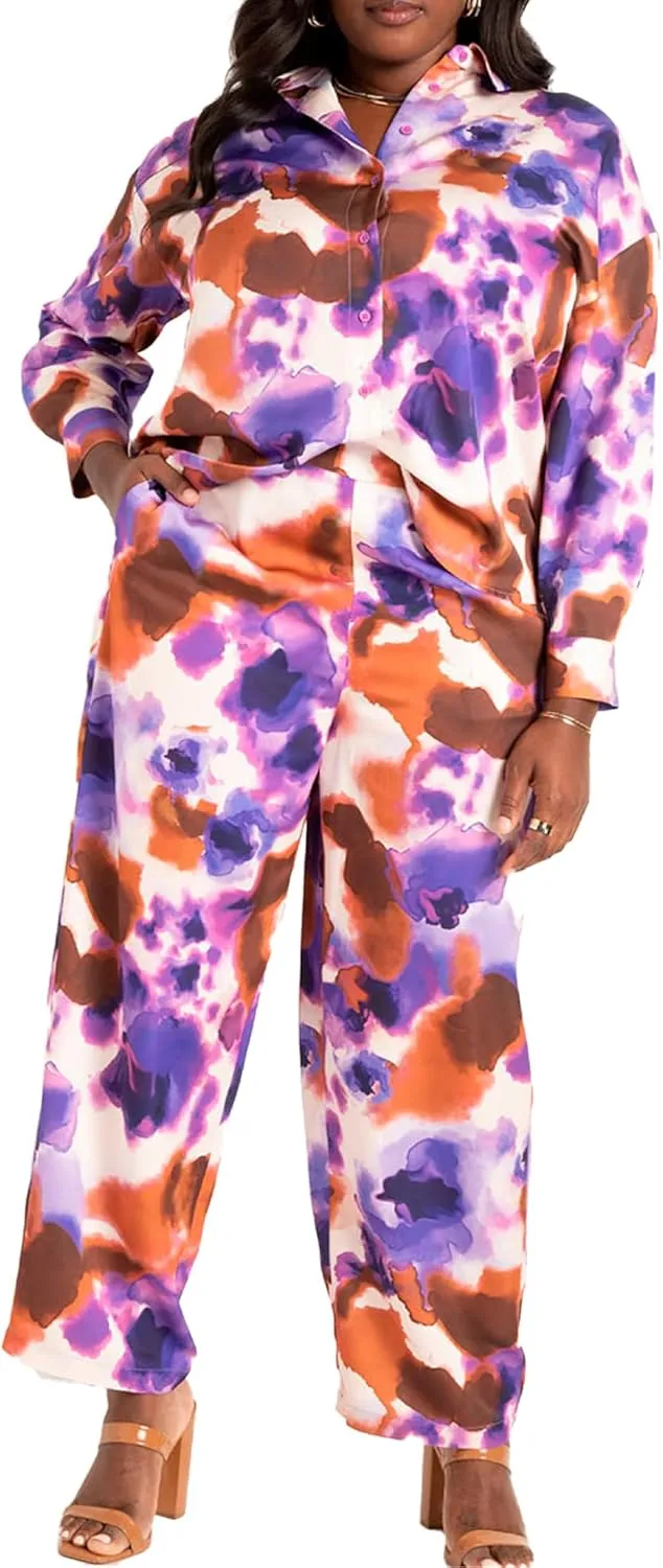 Woman Within Plus Size Elbow-Sleeve Polo Tunic