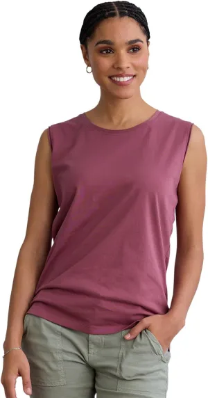 Women's 100% Organic Pima Cotton Sleeveless Tee