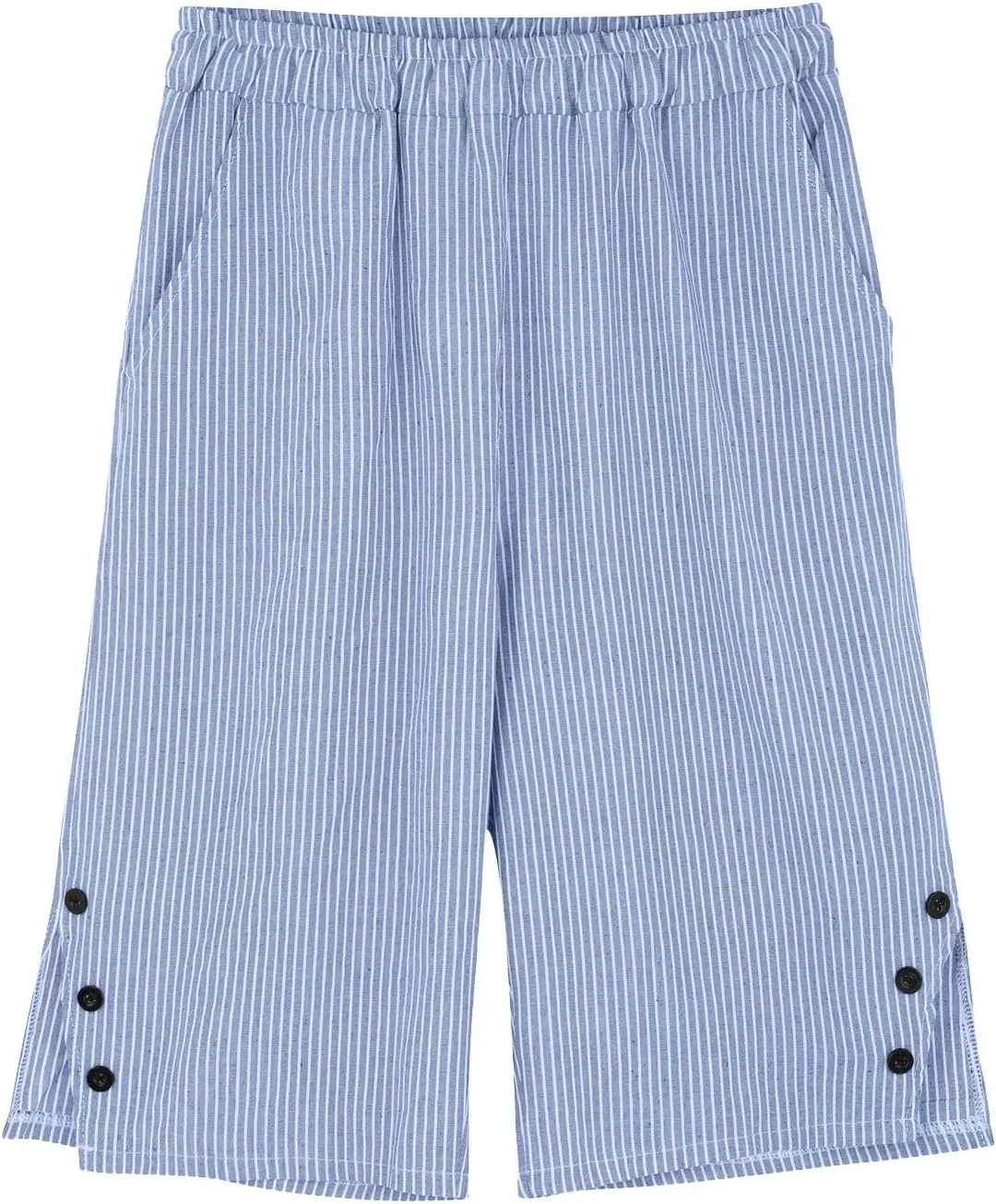 Women's Ski Pants Short Slit with Pocket Cotton Linen Loose Shorts Pack Womens Cotton Sweatpants 2025