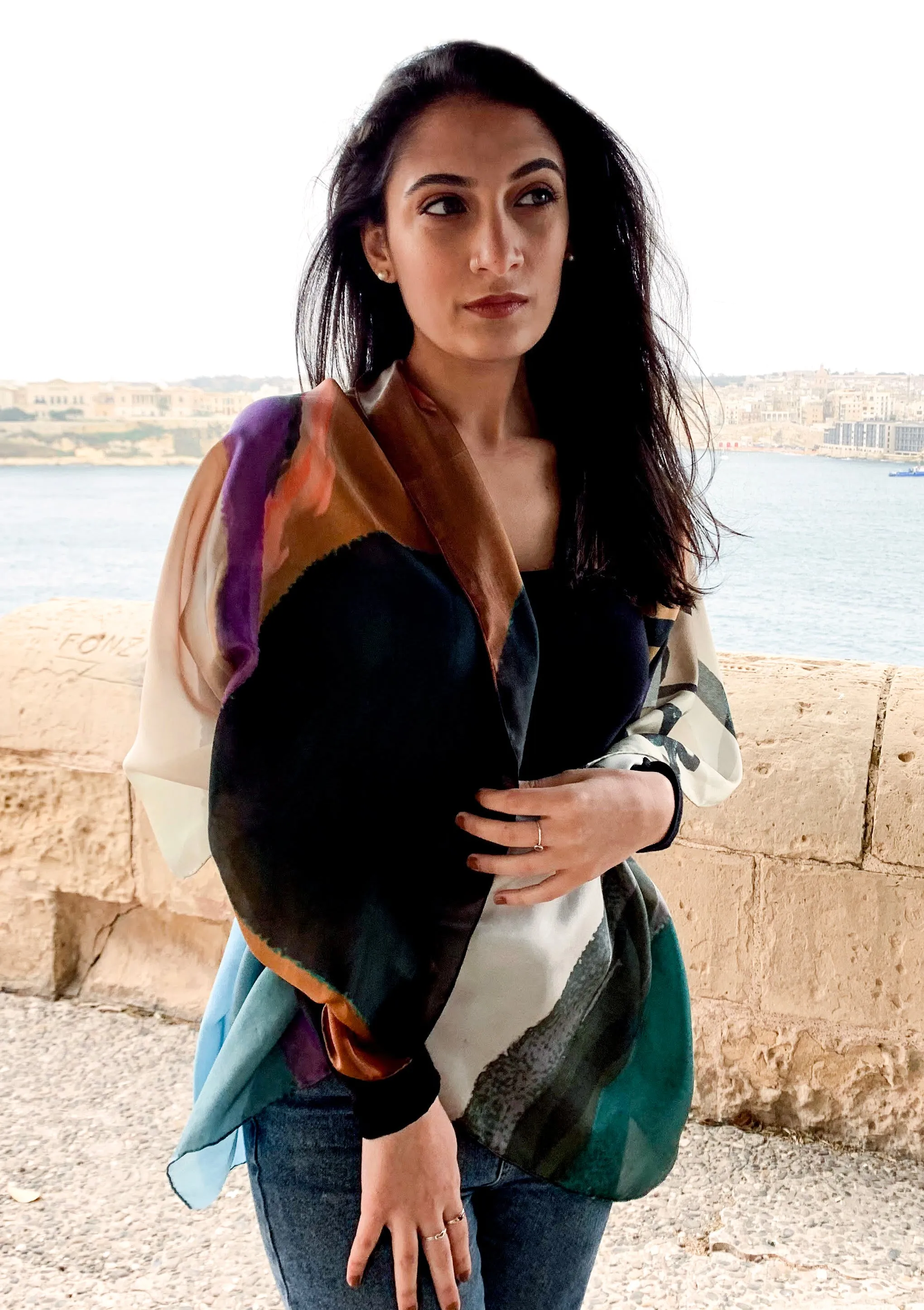 Ziffa Helwa Sunset Shawl